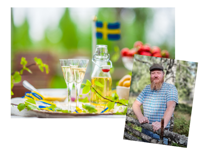 Fira midsommar med Dahlbergs café och Farmen-Wincent